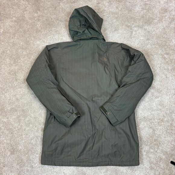 The North Face TNF Cryptic Hyvent Striped Parka Ski Snow Jacket Men's M Gorpcore - Picture 3 of 10